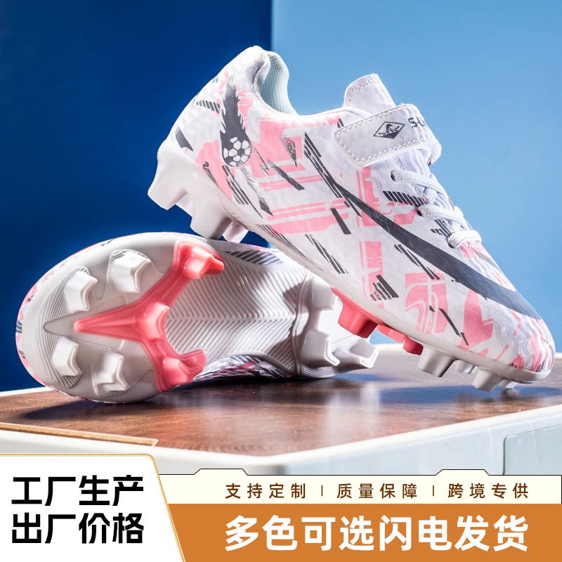 Activities New Children'S Football Shoes Spike Magic Buckle Code People Lawn Student Competition Training Football Shoes 28-39 - Image 2